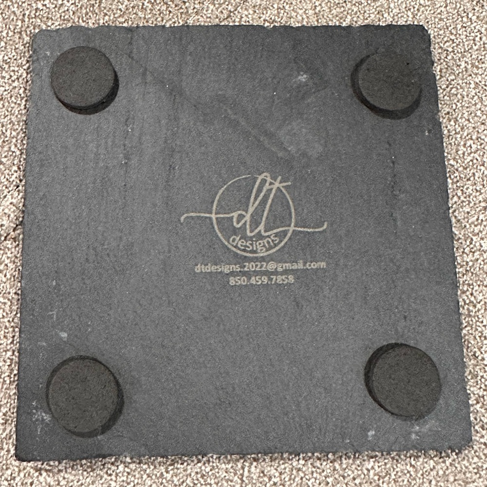 Slate Coaster Set - Picture 5 of 6